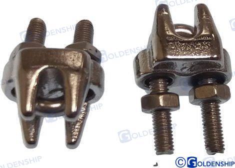 WIRE ROPE CLIP 2 MM (PACK 25) | OEM  71170B | HARDWARE | GOLDENSHIP