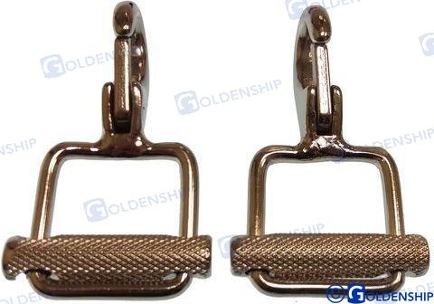 SNPA HOOK w/BUCKLE AISI316 (2) | OEM  71239 | HARDWARE | GOLDENSHIP