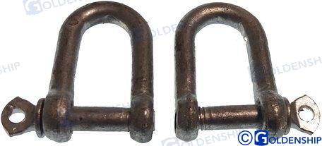 DEE SHACKLE HOT D. GALV. 8MM  (PACK 2) | OEM  71251 | HARDWARE | GOLDENSHIP