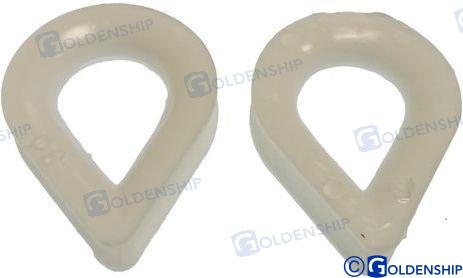 NYLON THIMBLES 6MM (2) | OEM  71285 | HARDWARE | GOLDENSHIP