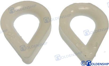 NYLON THIMBLES 8MM (2) | OEM  71286 | HARDWARE | GOLDENSHIP