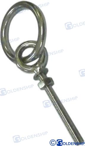 RING EYE BOLT M6X80MM (10) | OEM  72005B | HARDWARE | GOLDENSHIP