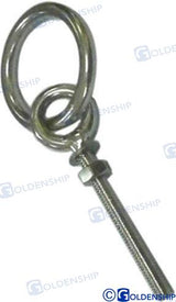 RING EYE BOLT M10X130MM | OEM  72007 | HARDWARE | GOLDENSHIP