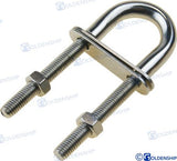 U BOLT INOX M8 (5) | OEM  72030B | HARDWARE | GOLDENSHIP