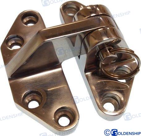 STAINLESS HATCHWAY HINGE MM67X73 | OEM  72102 | HARDWARE | GOLDENSHIP