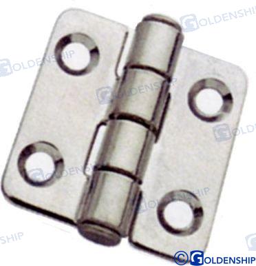 STAINLESS HINGE  40X37X2 (2) | OEM  72110 | HARDWARE | GOLDENSHIP