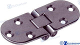 HINGE W/CATCH AISI316 80*30*2 MM (2) | OEM  72170 | HARDWARE | GOLDENSHIP