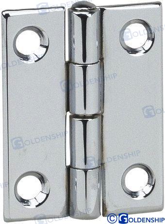 SS. DOOR HINGE 0.6 MM. 35*40 MM (PACK 2) | OEM  72176 | HARDWARE | GOLDENSHIP