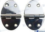 OVAL INOX HINGE 84X56 (PACK 2) | OEM  72193 | HARDWARE | GOLDENSHIP