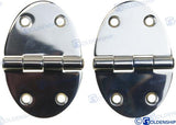 OVAL INOX HINGE 78X56 (PACK 2) | OEM  72196 | HARDWARE | GOLDENSHIP