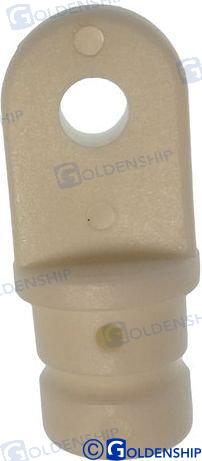 STANCHION EYE 3/4" NYLON WHITE (2) | OEM  72226 | HARDWARE | GOLDENSHIP