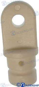 STANCHION EYE 7/8" NYLON WHITE (2) | OEM  72227 | HARDWARE | GOLDENSHIP