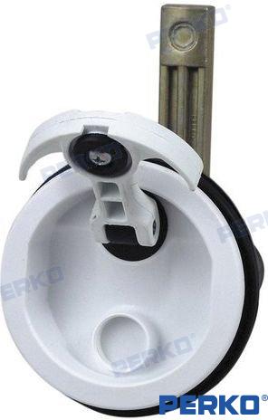 FLUSH LATCH WHITE | OEM  72412 | HARDWARE | GOLDENSHIP