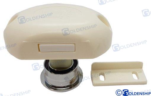 DOOR LATCH (CHROMED BUTTON) | OEM  72440 | HARDWARE | GOLDENSHIP