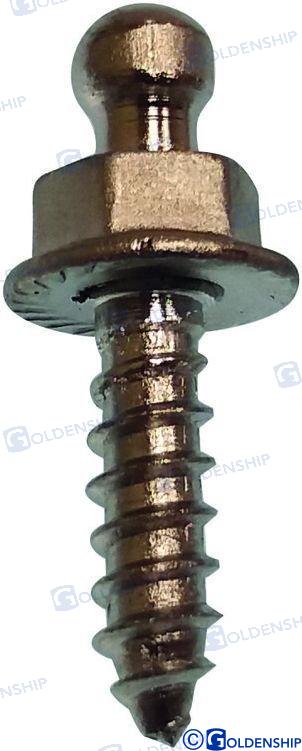 FAST SNAP FIBRIC GLASS WOOD SCREW (4) | OEM  72476 | HARDWARE | GOLDENSHIP