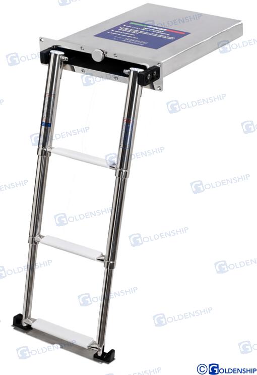 FOLDAWAY LADDER 3 STEPS  390*88*854MM | OEM  73042 | HARDWARE | GOLDENSHIP