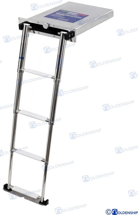 FOLDAWAY LADDER 4 STEPS 390*88*1127M | OEM  73043 | HARDWARE | GOLDENSHIP