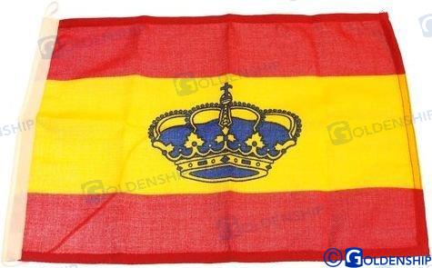 SPAIN FLAG WITH COAT OF ARMS 20*30 | OEM  73326 | HARDWARE | GOLDENSHIP