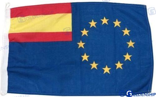 UNITED EUROPE/SPAIN FLAG 30X45 | OEM  73337 | HARDWARE | GOLDENSHIP