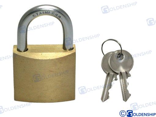 MARINE PADLOCK SS. 30 MM. | OEM  76039 | TRAILERS | GOLDENSHIP