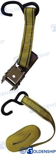 RATCHET TIE 1" - YELLOW - 4,5 M | OEM  76120 | TRAILERS | GOLDENSHIP