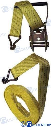 RATCHET TIE 2" - YELLOW - 8 M | OEM  76122 | TRAILERS | GOLDENSHIP