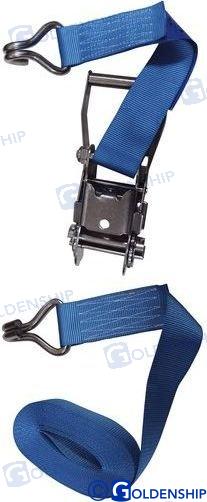 RATCHET TIE S.S. 2" - BLUE - 8 M | OEM  76125 | TRAILERS | GOLDENSHIP