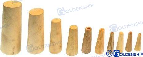 KIT 10 WOODEN PINS 8/38 MM | OEM  80076 | SECURITY | GOLDENSHIP