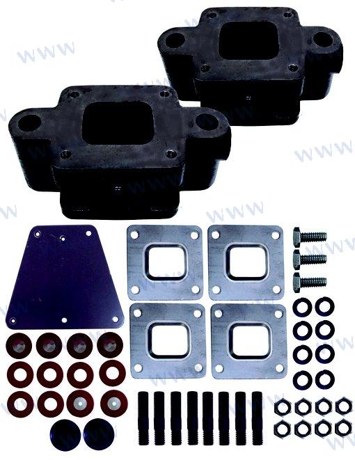 MERCRUISER RISER 3 KIT | OEM  4929 | GM V6 &V8 (4.3, 5.0, 5.7, 6.2) (2002+) | ORIGINAL | 864929A3 |