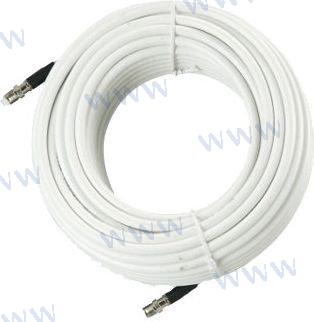 CABLE RG8X 12MTS CONEXION FME | OEM  350/12FME | TV ANTENNAS | GLOMEX