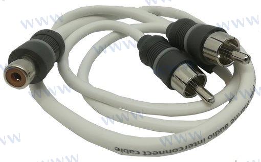 JL AUDIO | POWER CABLE Y ADAPTER  | JLM-XMD-WHTAICY-1F2M