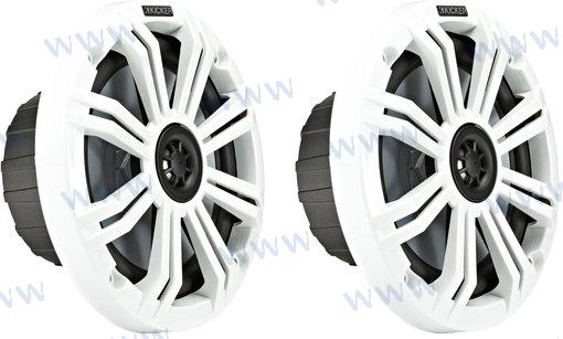 KM MARINE 6.5" (165 MM) TOWER COAXIAL WH | OEM  45KMTC65W | SPEAKERS | KICKER AUDIO