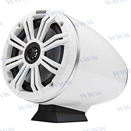 6,5" SURFACE MOUNT COAXIAL SPEAKER WHITE | OEM  46KMFC65W | SPEAKERS | KICKER AUDIO