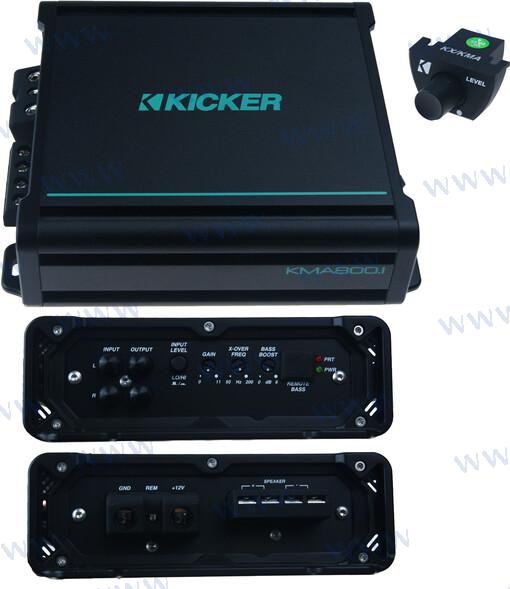 KM MARINE 800W SUB AMPLIFIER | OEM  48KMA8001 | SPEAKERS | KICKER AUDIO