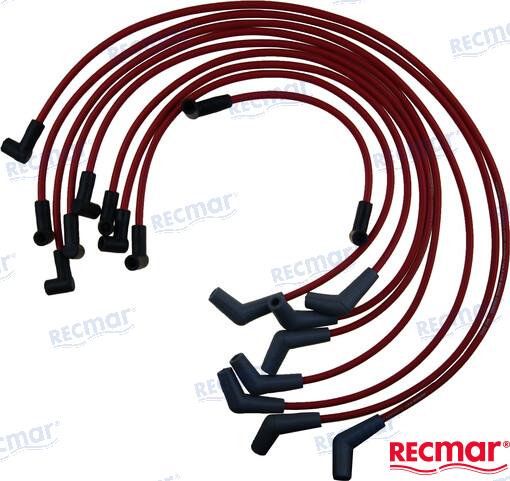 MERCRUISER SPARK PLUG WIRE SET | OEM  15-803 | SPARK PLUGS |