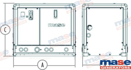 MASE GENERATOR | VS 6.5  6.5KW VARIABLE | OEM  003296 | GENERATORS | MASE