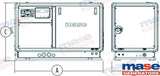 MASE GENERATOR | IS 8 05  8KW 1500RPM | OEM  003573 | GENERATORS | MASE