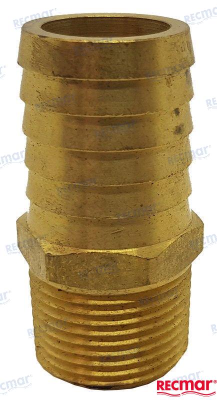 FITTING:BRASS3/4NPTX1 HOSESTRA | OEM  0000-800H7 | PARTS | RECMAR