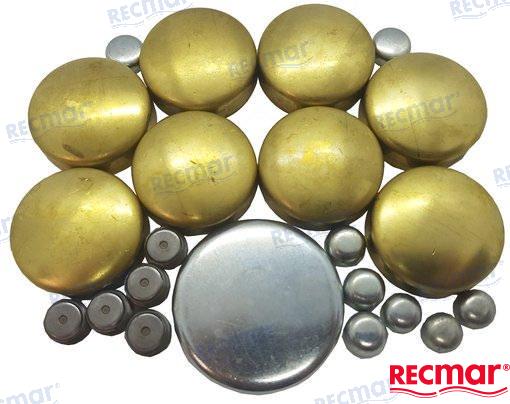 BOMBARDIER BRASS EXPANSION PLUG KIT | OEM  0009-208 | BRASS | RECMAR