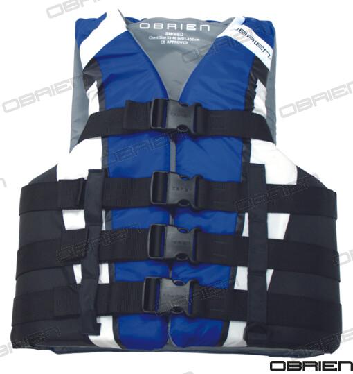 4B ADJ. CE NYLON VEST BLUE - S/M | OEM  2112103 | NYLON VEST | OBRIAN