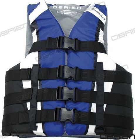 4B ADJ. CE NYLON VEST BLUE - L/XL | OEM  2112104 | NYLON VEST | OBRIAN