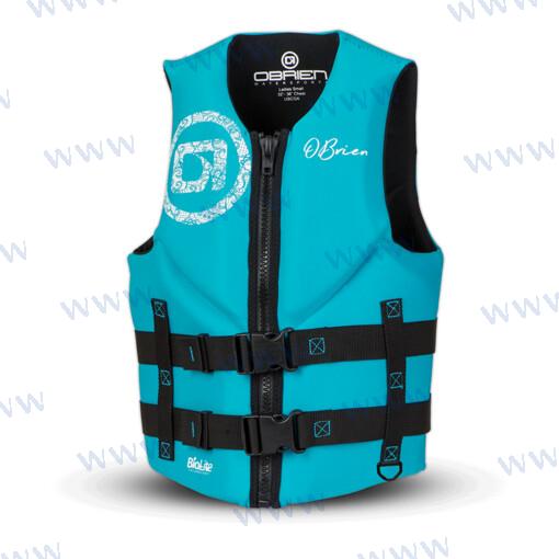 VEST TRADITIONAL CYAN LG | OEM  2232163 | SKIS | OBRIAN