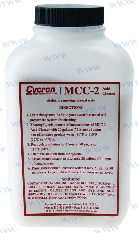 MCC-2 ACID CLEANER | OEM  645800002 | WATER |