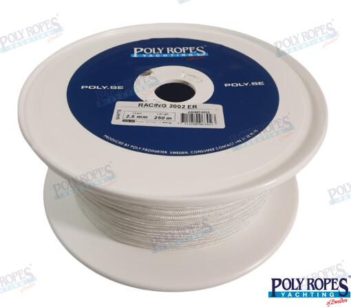 RACING 2002 2.5 MM WHITE (250 M) | OEM  2209914025 | ROPES | POLY ROPES