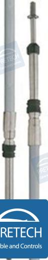 "ENGINE CONTROL CABLE 4300C SS  21 "" = | OEM  6500C21 | CABLES | PRETECH