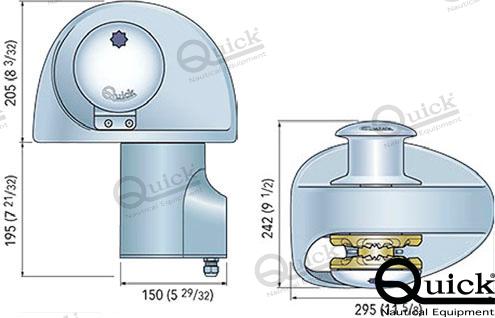 WINDLASS EAGLE 700W 12V 6MM W/DRUM | OEM  712D | WINDLESS, WINCH | QUICK