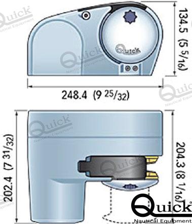 WINDLASS HORIZONTAL 500W 12V | OEM  600U | WINDLESS, WINCH | QUICK