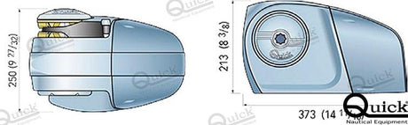 WINDLASS HECTOR 1000W 12V 8 MM | OEM  1012 | WINDLESS, WINCH | QUICK