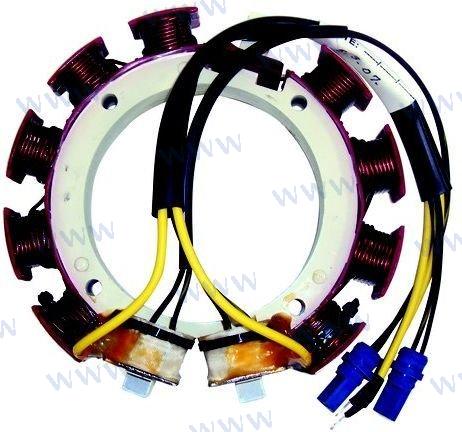 BONBARDIER J&E STATOR - 6 CYL. (35 AMP) | OEM  0583668 | J&E | RECMAR