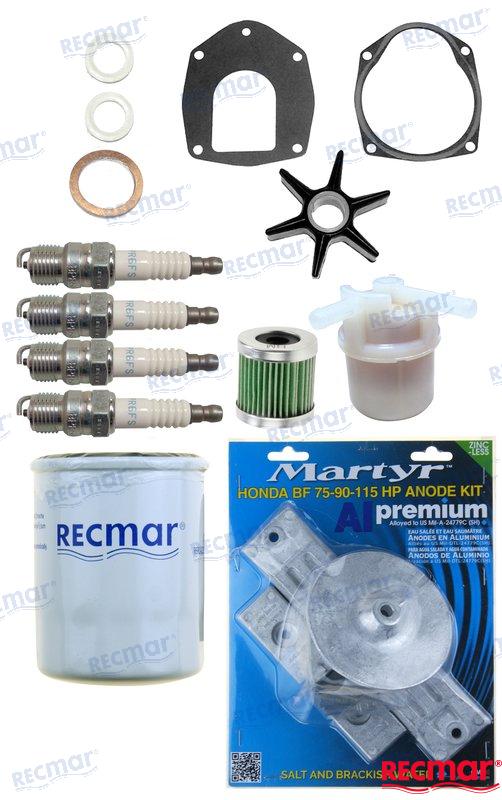 HONDA MAINTENANCE KIT | OEM  06211-ZW5-505 | BF115A BF130A | RECMAR